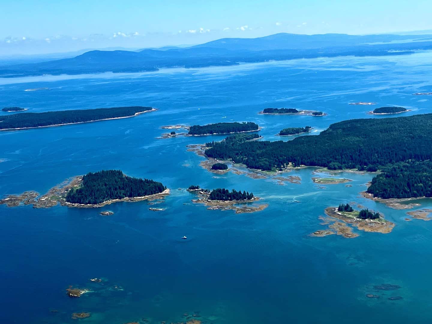 aerial view of Buckle Island