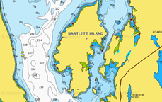 Bartlett Narrows chart