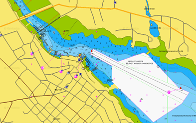 Belfast harbor chart