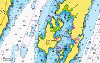 Chart of Islesboro