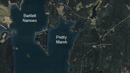 Pretty Marsh view from Google Earth