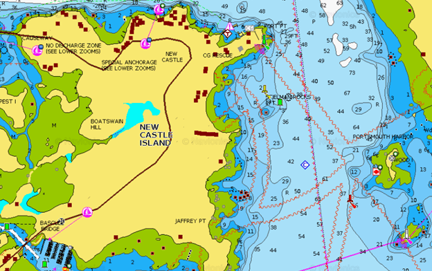 chart of Piscataqua River mouth